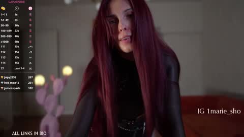 Marie online show from January 17, 7:28 pm