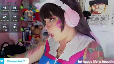 Snapshot of 777lucycosplay chatting on June 10, 2:45 am Lucycosplay777 online show from June 10, 2:45 am
