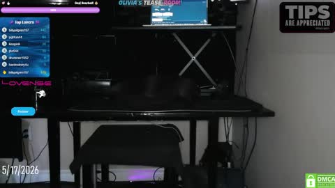 Snapshot of _olivia1_ chatting on May 17, 5:53 pm Olivia online show from May 17, 5:53 pm