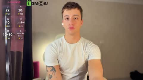 Snapshot of adampolerno chatting on May 3, 2:23 pm Hi Im Adam Glad to see u here 3 And its my first day online show from May 3, 2:23 pm