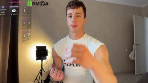 Snapshot of adampolerno chatting on May 7, 12:54 pm Hi Im Adam Glad to see u here 3 And its my first day online show from May 7, 12:54 pm