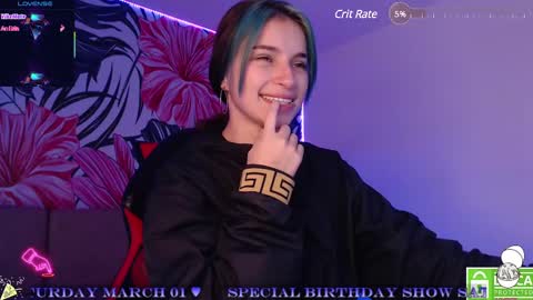 Snapshot of alejabeltran chatting on February 12, 1:37 pm Aleja online show from February 12, 1:37 pm