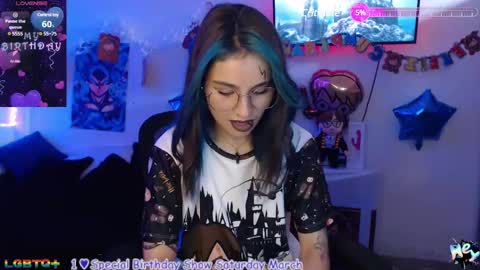 Snapshot of alejabeltran chatting on March 1, 2:13 pm Aleja online show from March 1, 2:13 pm