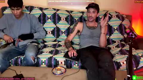 Snapshot of alex_and_charlie chatting on May 23, 12:53 pm alex_and_charlie online show from May 23, 12:53 pm