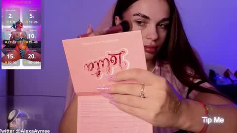 Snapshot of alexaaimee chatting on October 9, 7:56 pm Alexa online show from October 9, 7:56 pm