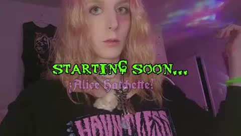 Alice Hatchette online show from June 19, 7:06 pm