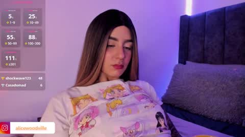 Snapshot of alicewoodville chatting on February 13, 6:48 pm Alice online show from February 13, 6:48 pm