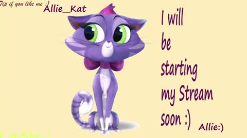 Snapshot of allie__kat chatting on July 3, 2:34 pm Allie online show from July 3, 2:34 pm