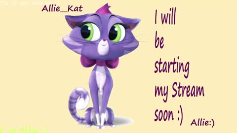 Snapshot of allie__kat chatting on July 11, 2:09 pm Allie online show from July 11, 2:09 pm
