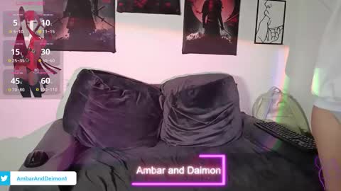 AMBAR AND DAIMON online show from September 9, 10:48 am