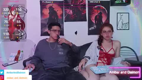 AMBAR AND DAIMON online show from October 2, 7:15 am