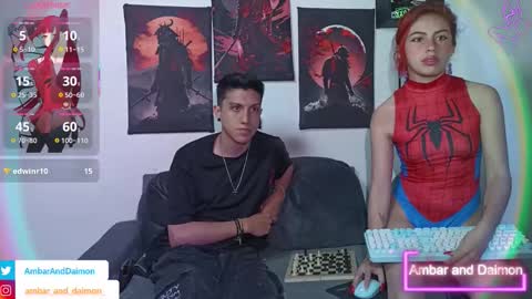 AMBAR AND DAIMON online show from October 24, 8:11 am