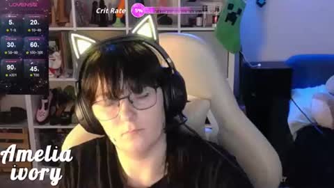 Snapshot of ameliaivory chatting on July 11, 7:33 am ameliaivory online show from July 11, 7:33 am