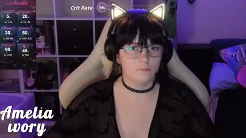 Snapshot of ameliaivory chatting on July 31, 5:18 am ameliaivory online show from July 31, 5:18 am