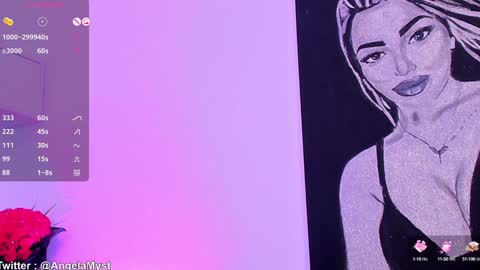 Angela online show from January 22, 8:51 am