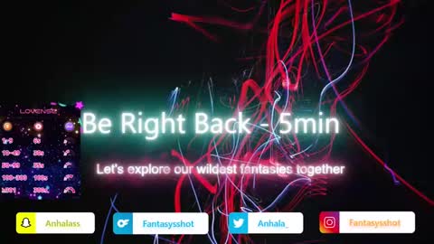 Anhala Rivera online show from January 20, 2:01 am