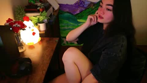Snapshot of annatigarr chatting on October 13, 1:49 am meow online show from October 13, 1:49 am