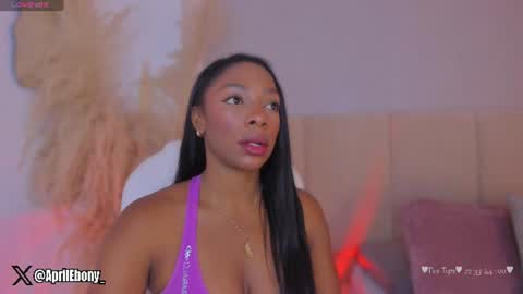 Snapshot of april_ebony18_ chatting on July 7, 11:14 am April online show from July 7, 11:14 am