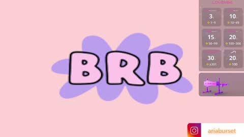 Snapshot of aria_burset chatting on December 13, 2:10 am Aria online show from December 13, 2:10 am
