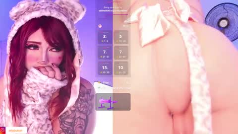 Snapshot of aria_burset chatting on February 14, 8:37 pm Aria online show from February 14, 8:37 pm