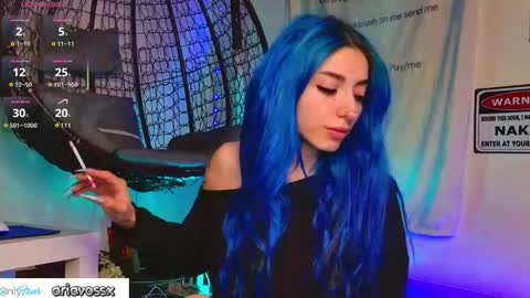 Snapshot of ariavossx chatting on May 24, 10:37 pm Aria online show from May 24, 10:37 pm