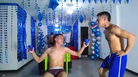 Snapshot of asmodeus7100 chatting on February 7, 3:12 am THOMAS AND DAMIAND online show from February 7, 3:12 am