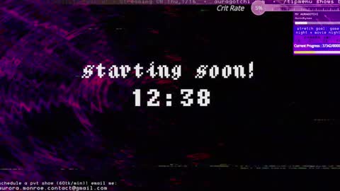 Snapshot of auragotchi chatting on January 13, 3:23 am Aurora  Aura online show from January 13, 3:23 am