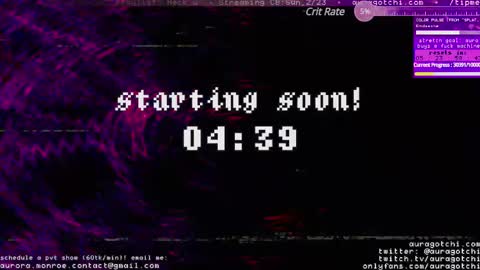 Snapshot of auragotchi chatting on February 23, 5:01 am Aurora  Aura online show from February 23, 5:01 am