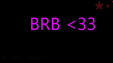 Axel  online show from January 10, 1:51 am