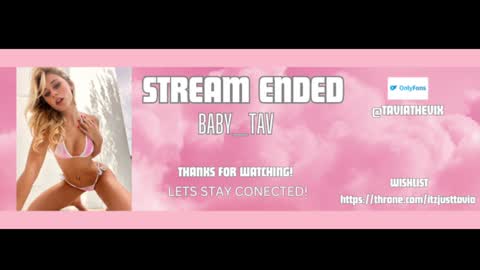 Baby Tavia online show from December 23, 7:09 pm