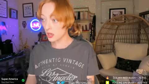 Snapshot of beckthetongue chatting on March 10, 10:26 pm Beck the tongue online show from March 10, 10:26 pm