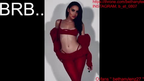 bethanylenz2 online show from April 21, 7:39 pm