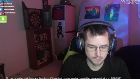 Snapshot of bigjohnny550 chatting on February 28, 3:59 pm Johnny D Good online show from February 28, 3:59 pm