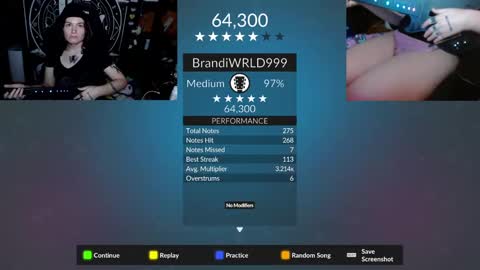 BrandiWRLD999 online show from September 9, 8:08 pm