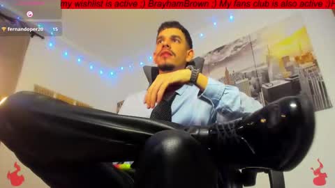 Snapshot of brayhambrown chatting on September 16, 12:11 am brayhambrown online show from September 16, 12:11 am