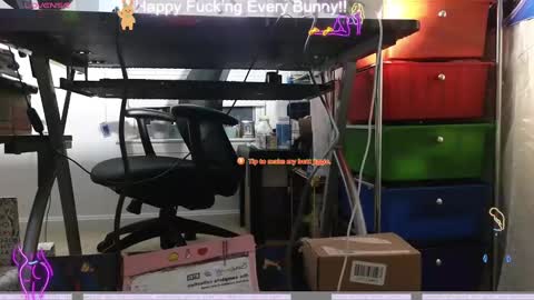 Snapshot of bunnycheekz chatting on December 9, 3:50 am Tokki bunny online show from December 9, 3:50 am