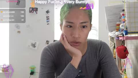 Snapshot of bunnycheekz chatting on January 9, 8:11 pm Tokki bunny online show from January 9, 8:11 pm