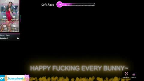 Tokki  bunny  online show from April 10, 2:33 pm