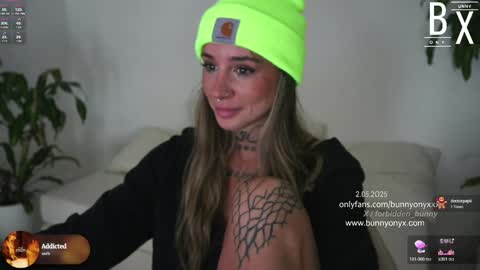 Snapshot of bunnyonyx chatting on February 5, 10:12 pm Stephanie Next stream TUESDAY 6pm PDT online show from February 5, 10:12 pm