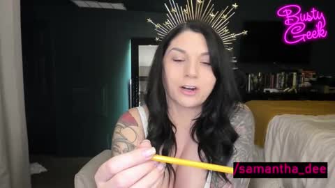 Snapshot of busty_geek48 chatting on March 13, 2:40 am Samantha Dee online show from March 13, 2:40 am