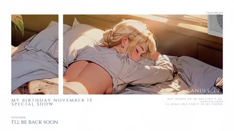 candle_lz online show from January 15, 5:40 am