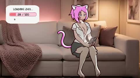 Snapshot of cat9irl chatting on June 9, 1:56 pm Nicky online show from June 9, 1:56 pm