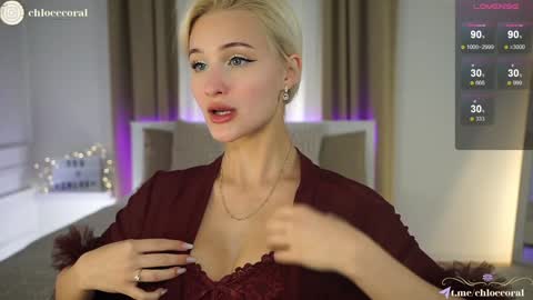 Snapshot of chloecoral chatting on December 29, 7:43 pm ChloeCoral online show from December 29, 7:43 pm