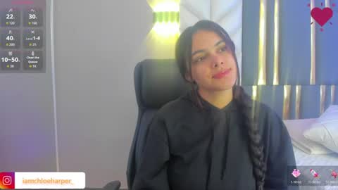 Snapshot of chloeharper_ chatting on July 13, 11:46 am Chloe Harper online show from July 13, 11:46 am