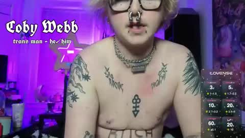 Coby Webb online show from March 13, 11:00 pm