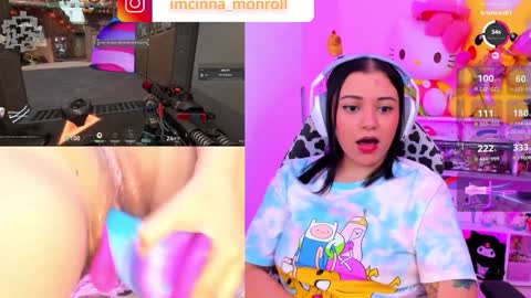 Snapshot of cutecinamonroll chatting on January 23, 4:59 pm Cinna independent model online show from January 23, 4:59 pm