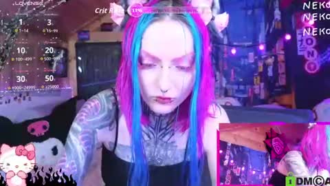 Snapshot of cybernekko chatting on June 14, 5:09 am Neko online show from June 14, 5:09 am