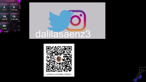 Snapshot of dalila_oficials chatting on December 4, 11:13 pm   online show from December 4, 11:13 pm