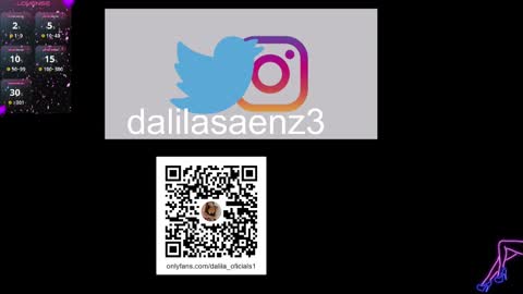 Snapshot of dalila_oficials chatting on December 6, 10:30 pm   online show from December 6, 10:30 pm