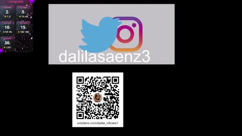 Snapshot of dalila_oficials chatting on December 17, 12:11 pm   online show from December 17, 12:11 pm